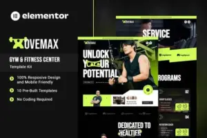 MoveMax – Gym & Fitness Center Elementor Template Kit