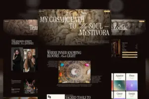 Mystivora – Modern Mystical Astrology & Horoscope Elementor Template Kit