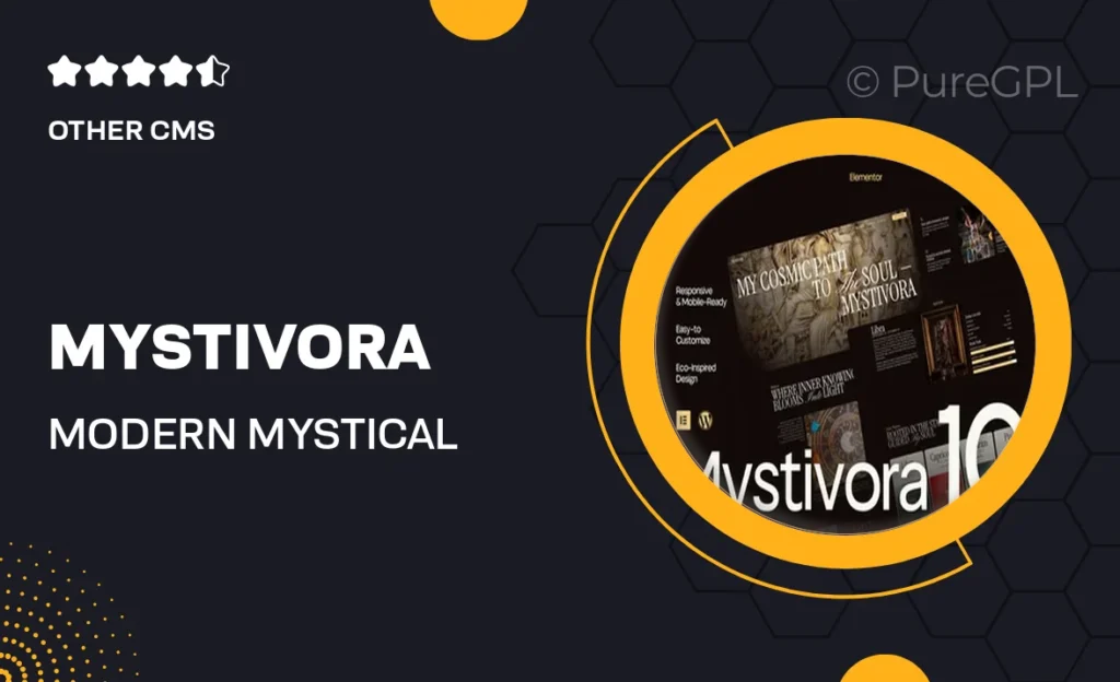 Mystivora – Modern Mystical Astrology & Horoscope Elementor Template Kit