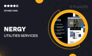 Nergy – Utilities Services Company Elementor Template Kit