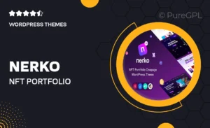 Nerko – NFT Portfolio WordPress Theme