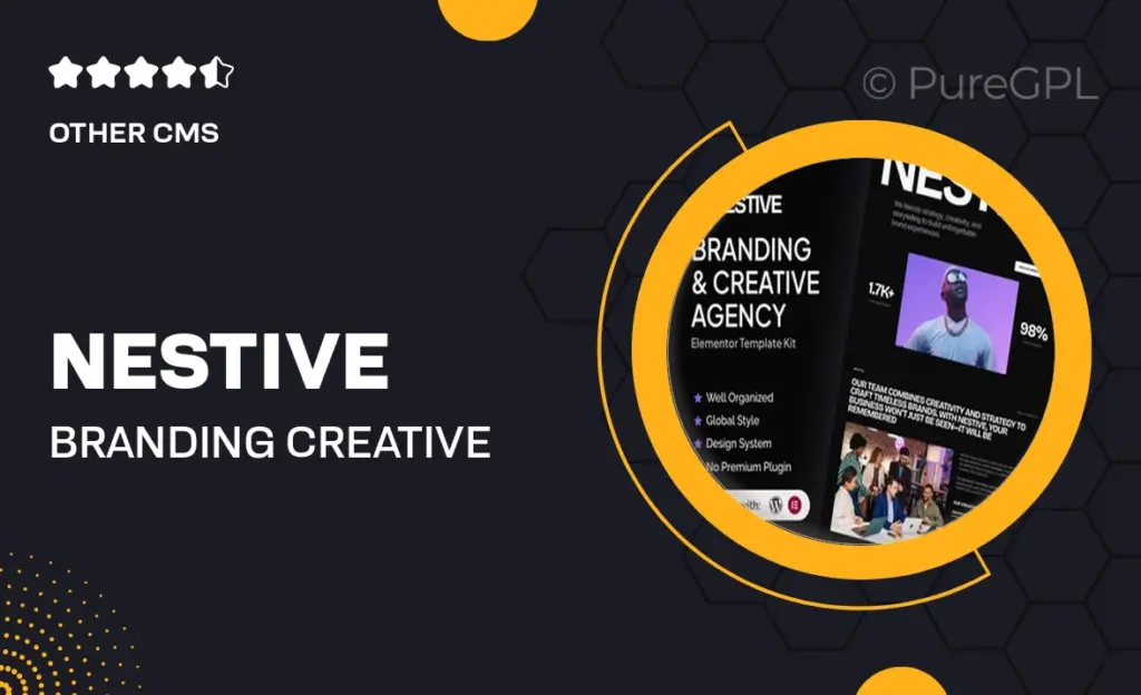 Nestive – Branding & Creative Agency Elementor Template Kit