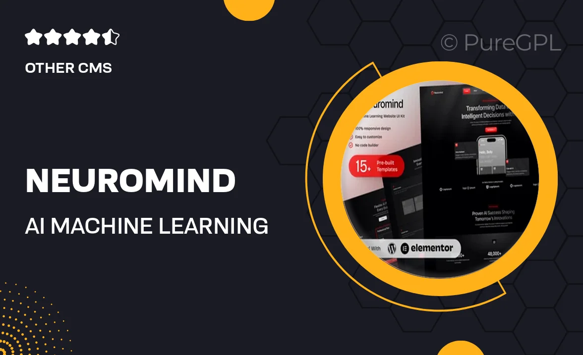 NeuroMind – AI & Machine Learning Elementor Template Kit