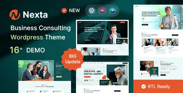 Nexta – Business Consulting WordPress Theme