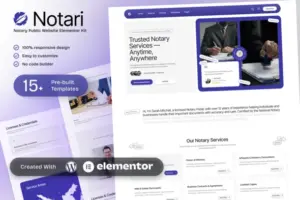 Notario – Notary Public Elementor Template Kit