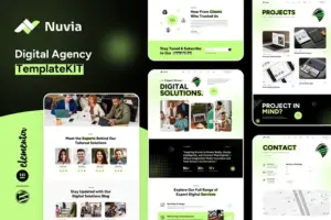 Nuvia – Digital Agency Elementor Template Kit
