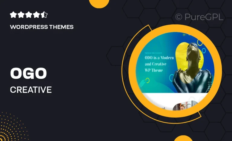 ogo creative multipurpose wordpress theme