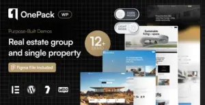 OnePack – Real Estate & Property Construction WordPress Theme