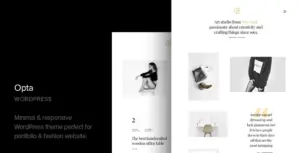 Opta – Minimal Portfolio and Photography WordPress Theme