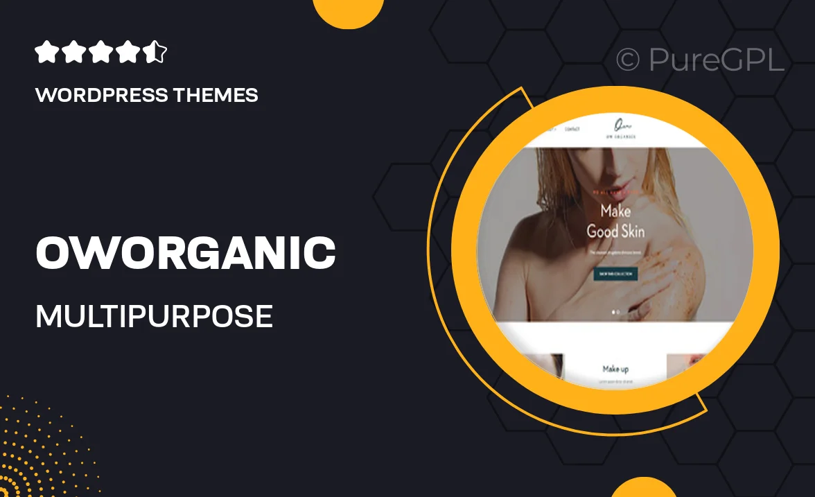 Oworganic – Multipurpose WooCommerce WordPress Theme