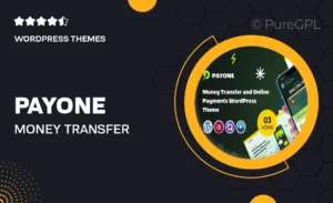 PayOne – Money Transfer & Online Payments With Banking WordPress Theme