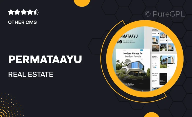 permataayu real estate elementor template kit