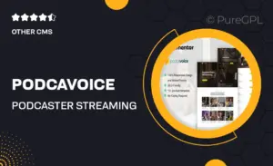 PodcaVoice – Podcaster & Streaming Elementor Template Kit
