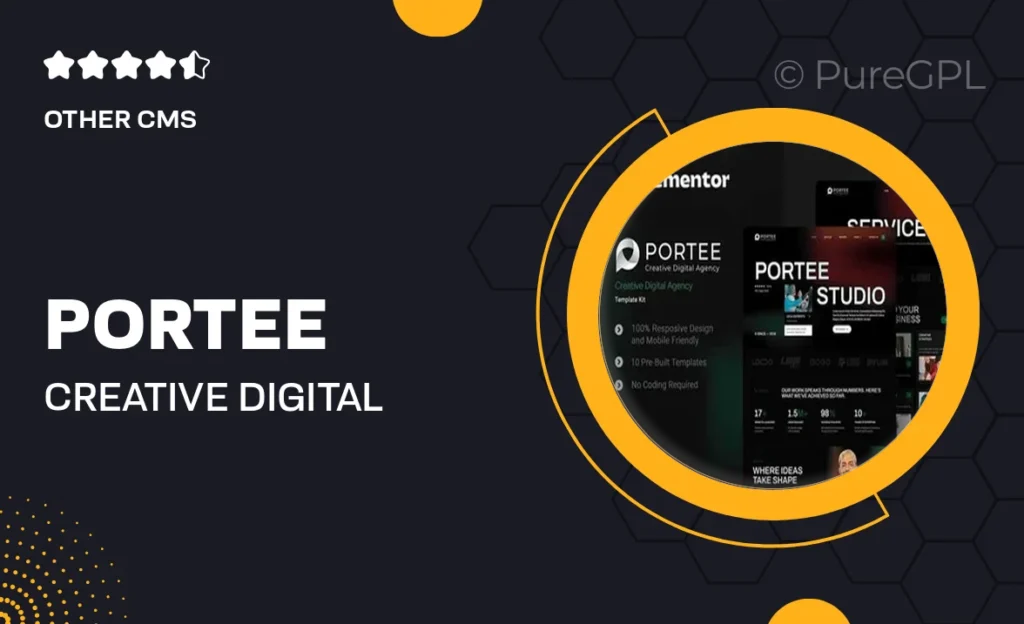 Portee – Creative Digital Agency Elementor Template Kit 18 Portee – Creative Digital Agency Elementor Template Kit