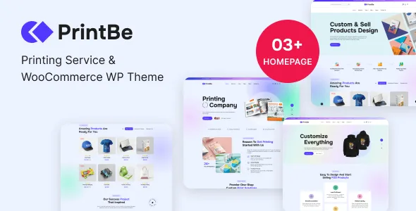 PrintBe – Printing Service & WooCommerce WP Theme