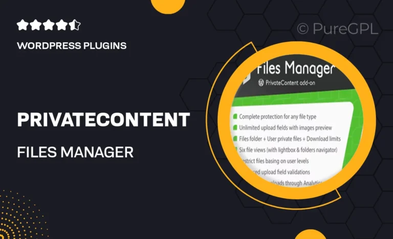 privatecontent files manager