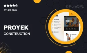 Proyek – Construction Elementor Template Kit