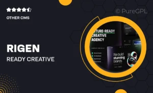 Rigen – Ready Creative Agency Elementor Template Kit