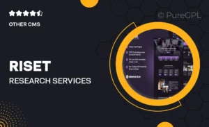 Riset – Research Services & Agency Elementor Template Kit