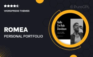 Romea – Personal Portfolio WordPress Theme
