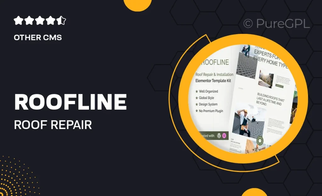 Downloads 40 Roofline – Roof Repair & Installation Elementor Template Kit