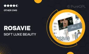Rosavie – Soft Luxe Beauty Salon Elementor Template Kit