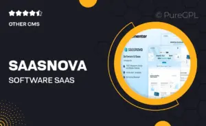 SaaSNova – Software & Saas Elementor Template Kit