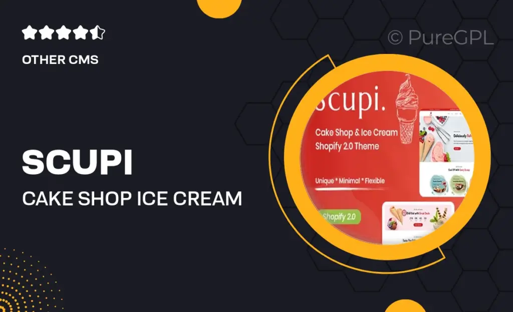 Scupi – Cake Shop & Ice Cream Shopify 2.0 Theme