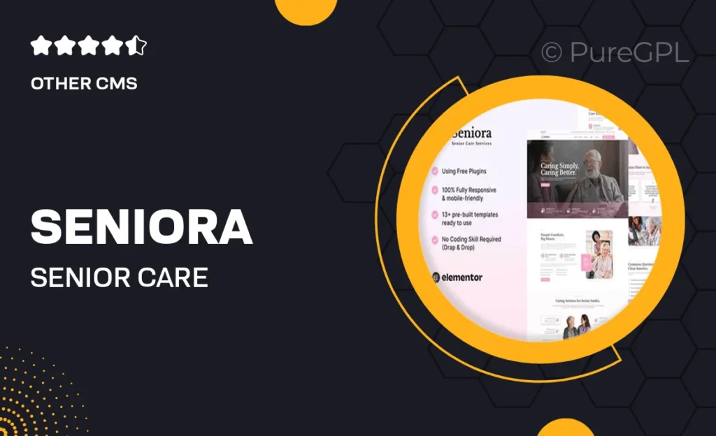 Seniora – Senior Care Services Elementor Template Kit 46 Seniora – Senior Care Services Elementor Template Kit