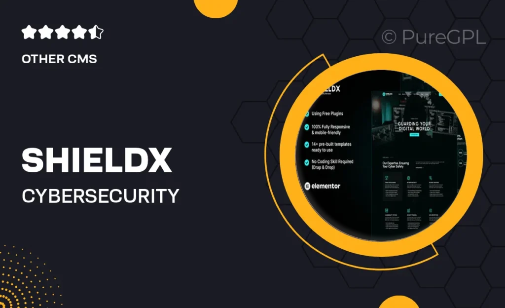 ShieldX – Cybersecurity Services Elementor Template Kit 58 ShieldX – Cybersecurity Services Elementor Template Kit