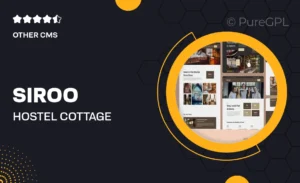 Siroo – Hostel & Cottage Website Elementor Template Kit