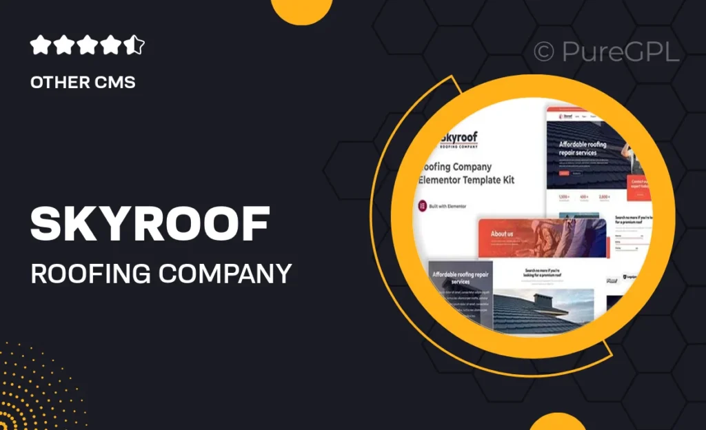Skyroof – Roofing Company Elementor Template Kit 10 Skyroof – Roofing Company Elementor Template Kit