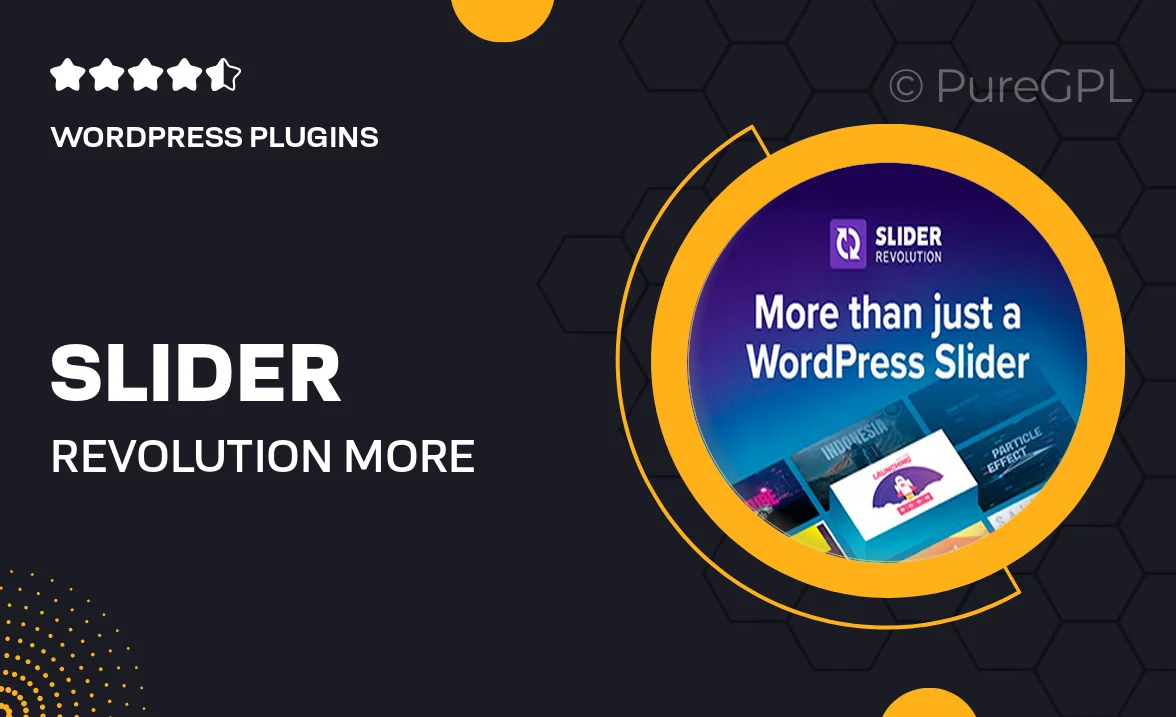 Slider Revolution – More than just a WordPress Slider