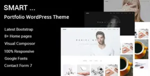 Smart – minimal portfolio WordPress Theme