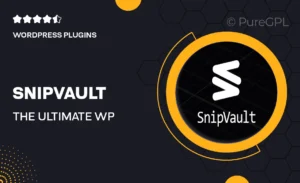 SnipVault – The Ultimate WP Code Snippets Plugin for Developers