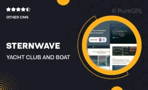 Sternwave – Yacht Club and Boat Rental Elementor Template Kit