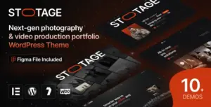 Stotage – Photography & Video Production WordPress Theme