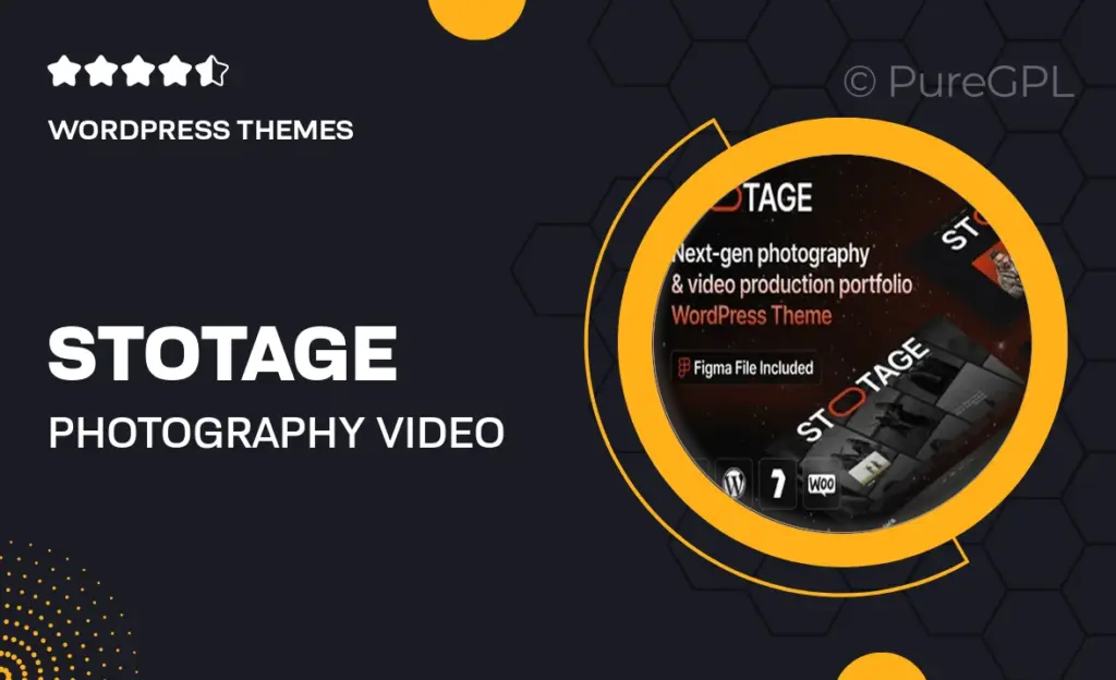 Stotage – Photography & Video Production WordPress Theme