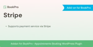 Stripe Payment Add-on for BookPro Plugin