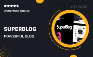 SuperBlog – Powerful Blog & Magazine Theme