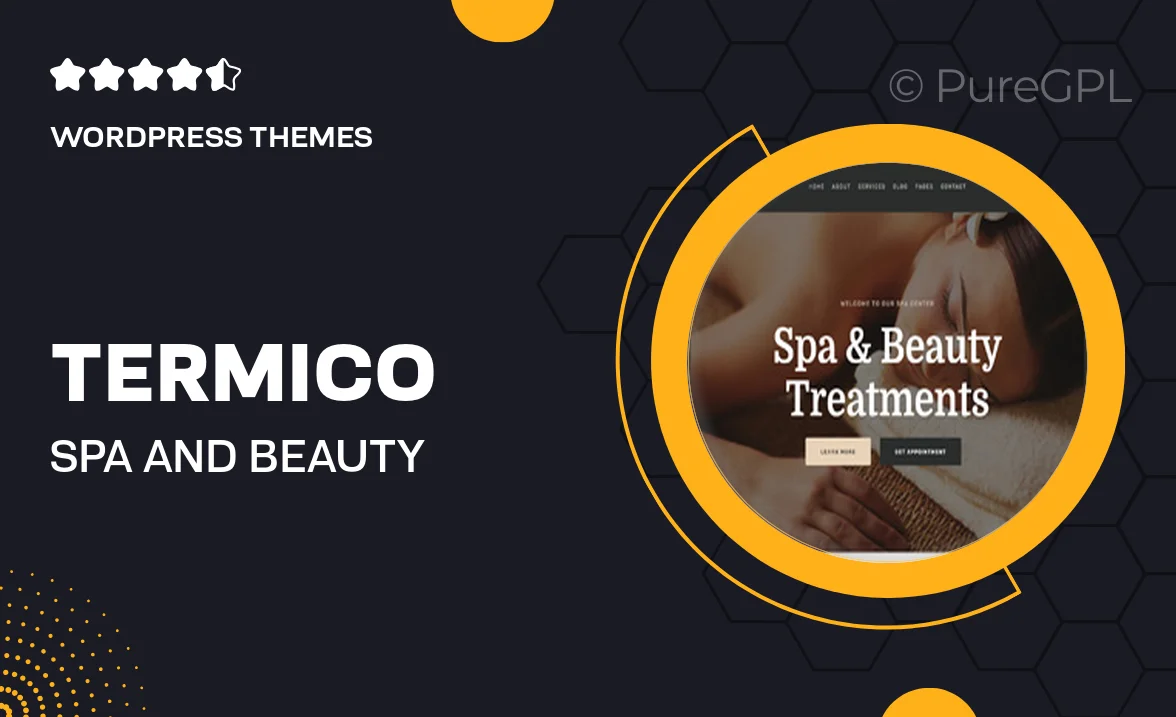 Termico – Spa and Beauty Salon WordPress Theme