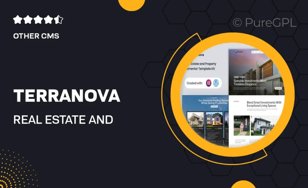 Terranova – Real Estate and Property Elementor Template Kit