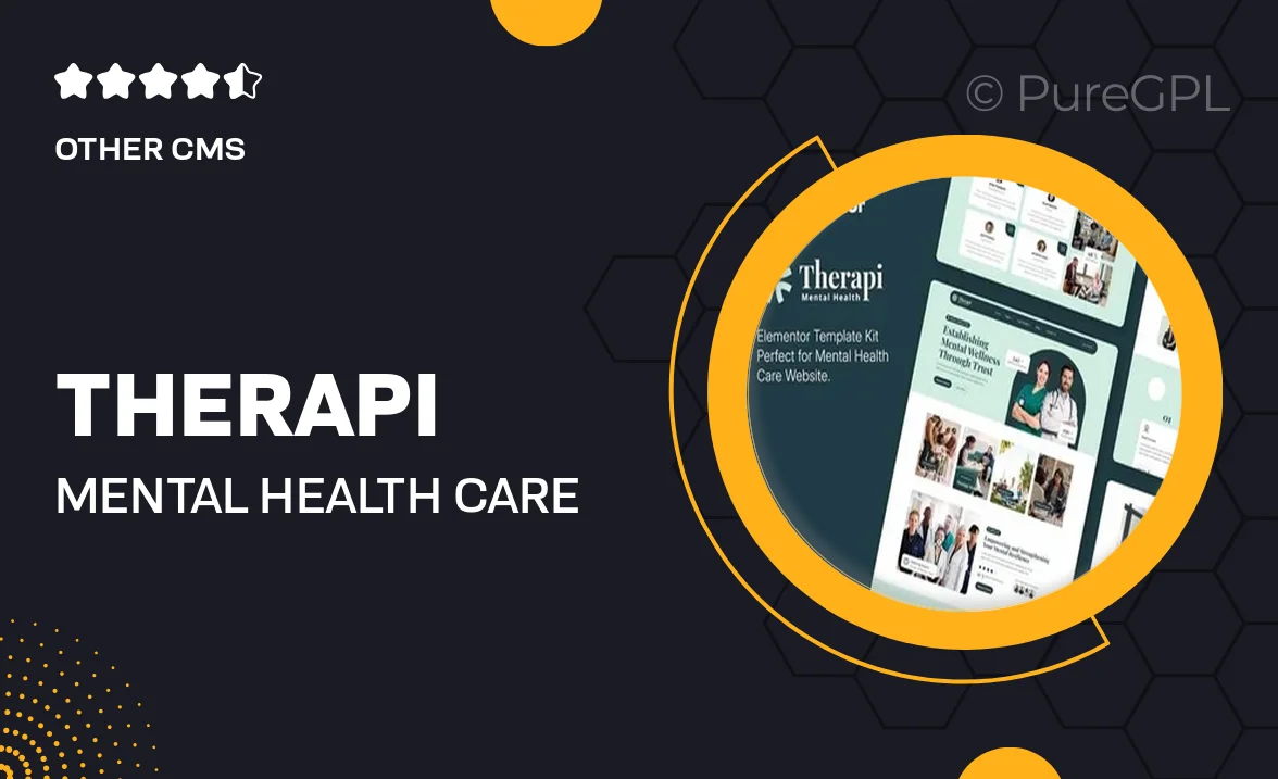 Therapi – Mental Health Care Elementor Template Kit