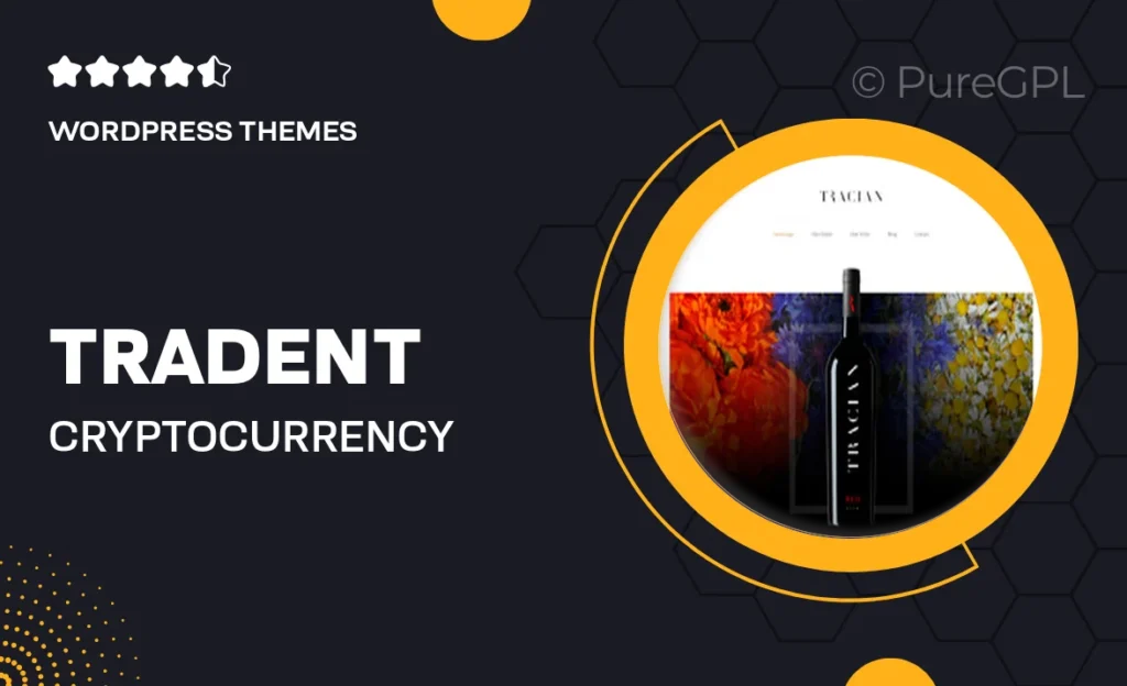 Tradent – Cryptocurrency, Bitcoin WordPress Theme