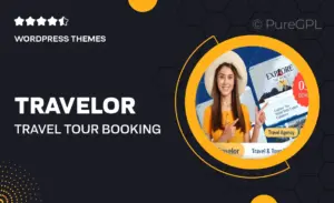 Travelor – Travel & Tour Booking WordPress Theme