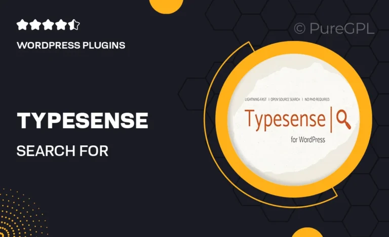 typesense search for woocommerce