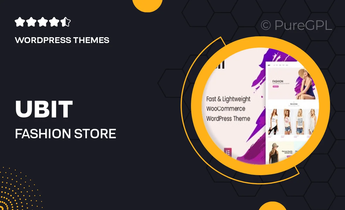Ubit – Fashion Store WooCommerce Theme