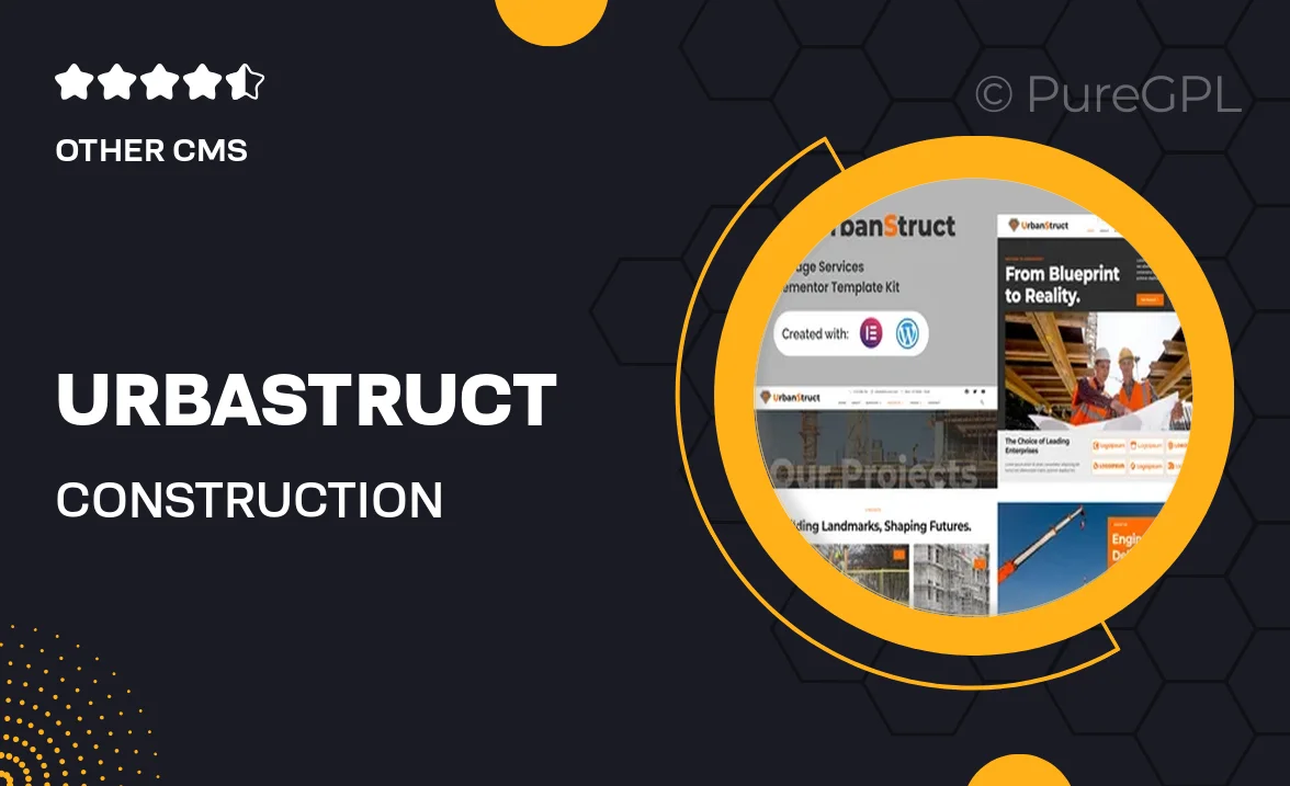 Urbastruct – Construction & Building Service Elementor Template Kit