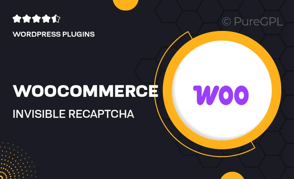 Woocommerce | Invisible reCAPTCHA feature image