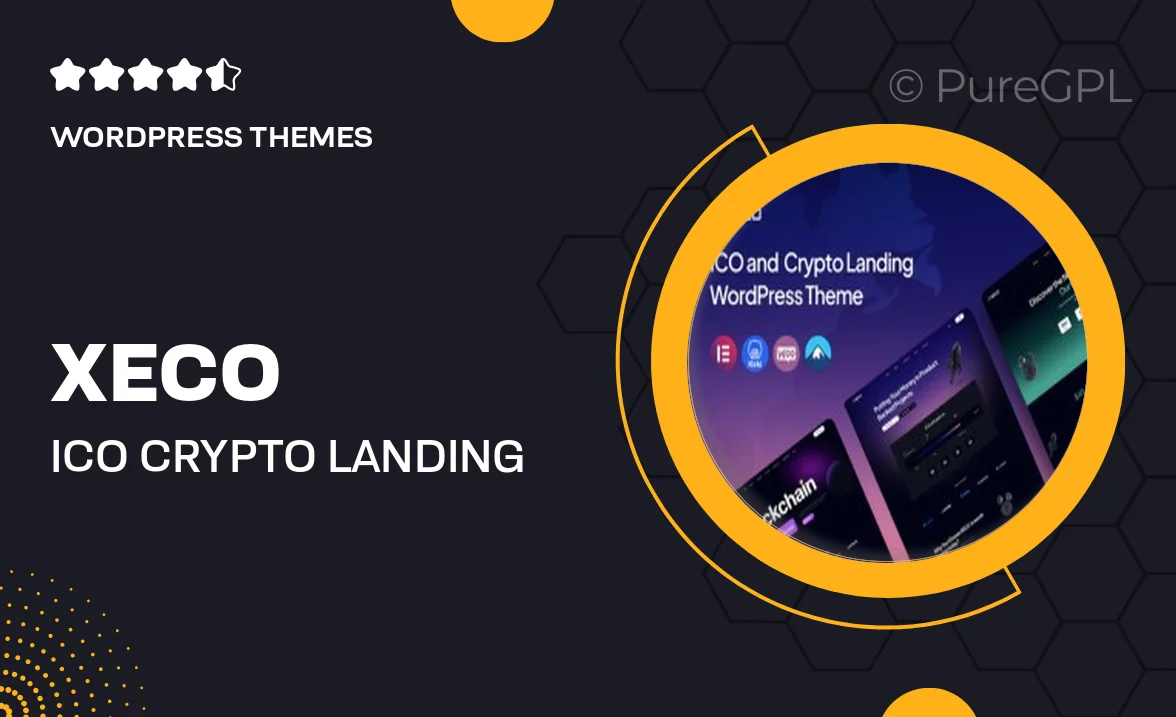 Xeco – ICO & Crypto Landing WordPress Theme